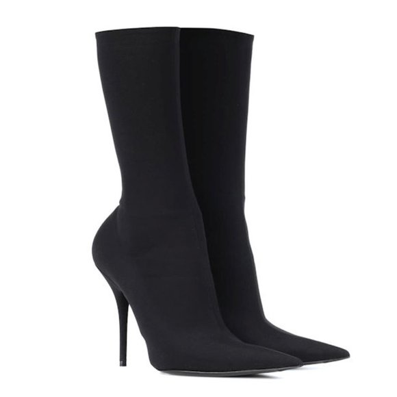 balenciaga black boots